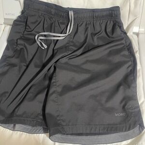 SKORO Men's Athletic Running Shorts - Black, Size L